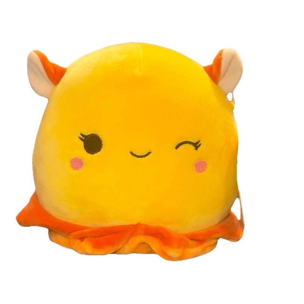 Original Squishmallows 7" Bijan The Dumbo Octopus Stuffed Animal Toy Plush VGC